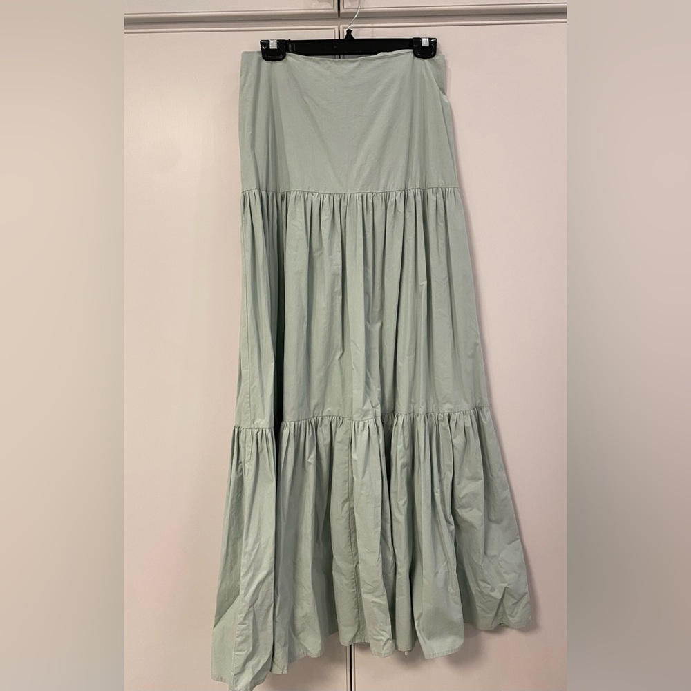 Strapless Maxi Dress in Celadon Dress